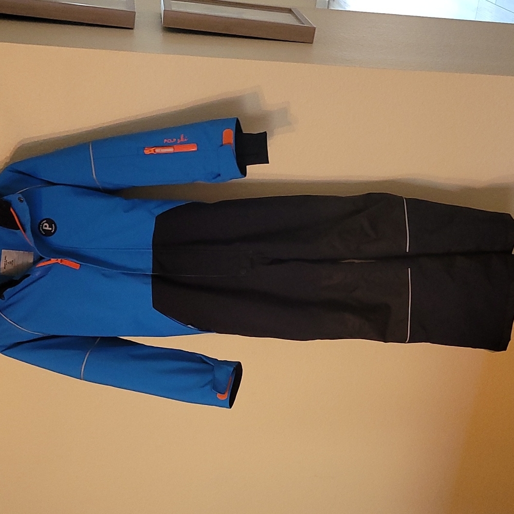 Polarn Pyret 128 7-8 year new without tag snowsuit -Blue